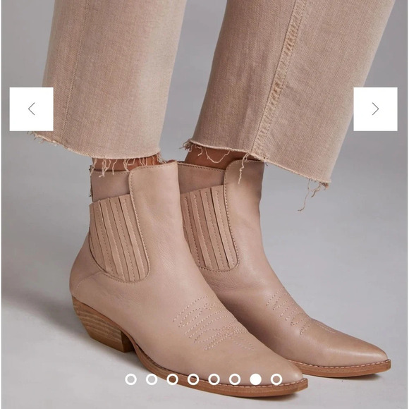 Anthropologie Pilco Plus 16W The Vintage Straight Jeans Beige Straight Leg Tan - Picture 4 of 10